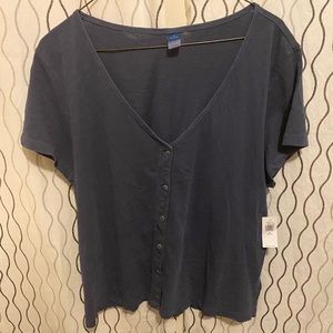 Old Navy Blue Charcoal shirt